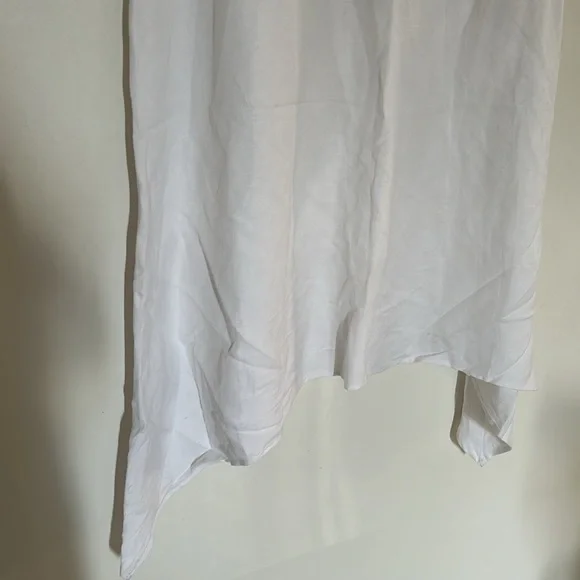 NWT Ashley Stewart Sharkbite Linen Dress - Picture 7 of 8